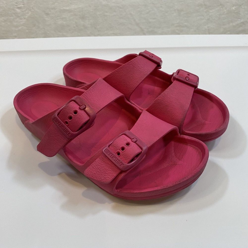 Arizona EVA Birkenstock Beetroot Purple Pink Toddler Girl's Size 1 EU 32 Sandals